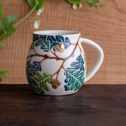 Oak Branch Wrap-Around Mug #1 [17oz]