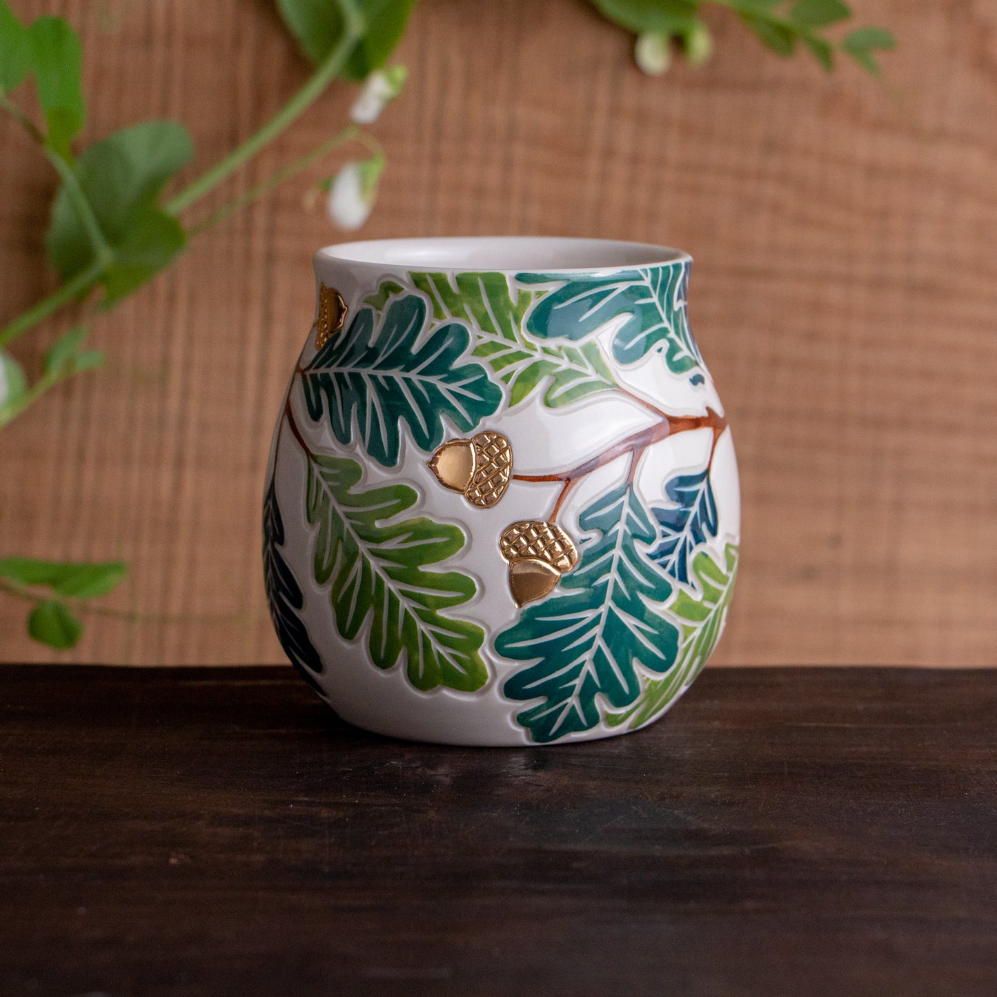 Oak Branch Wrap-Around Mug #1 [17oz]
