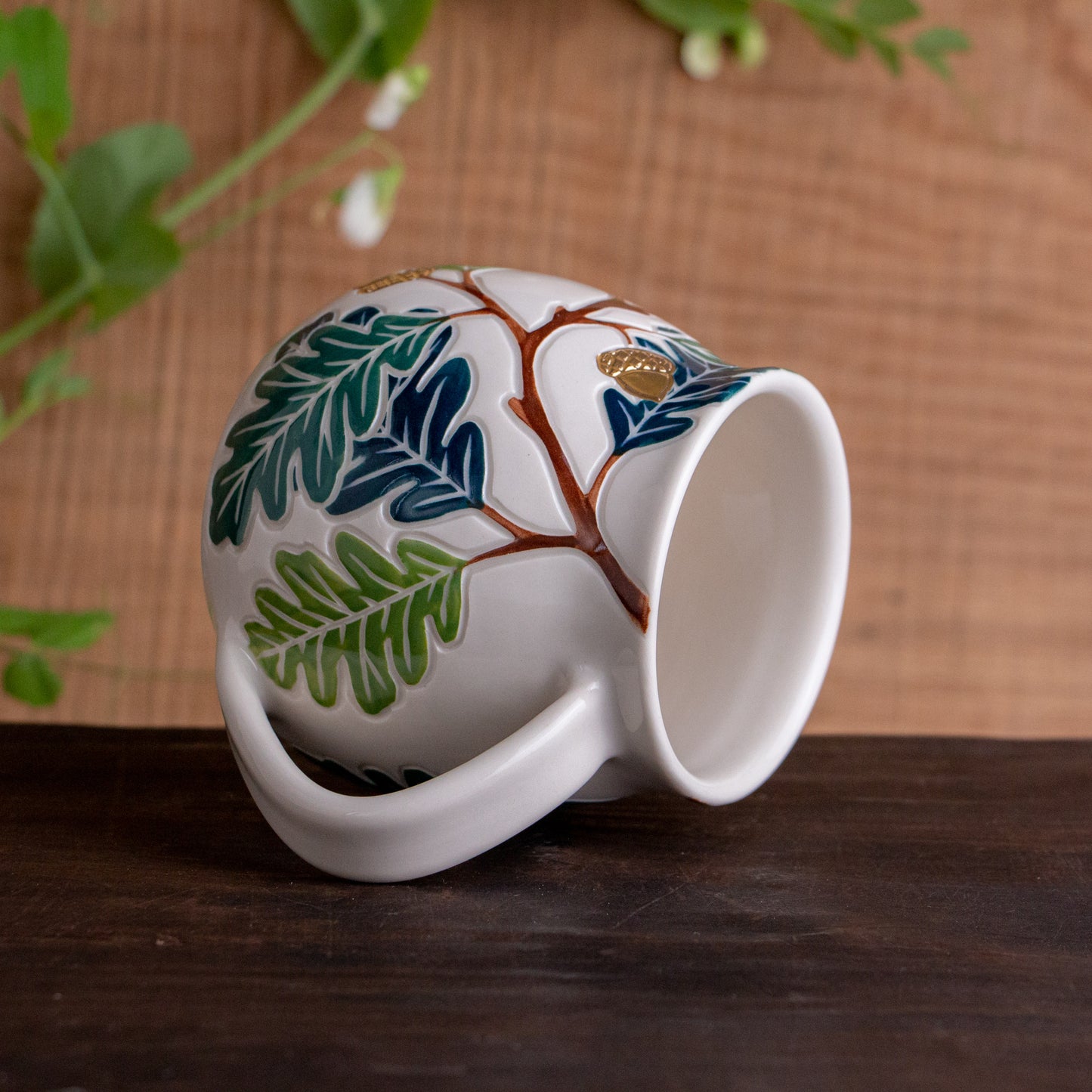 Oak Branch Wrap-Around Mug #1 [17oz]