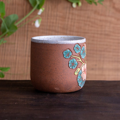 Nasturtium Stoneware Mug #1 [15oz]
