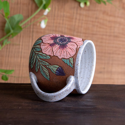 Poppy Stoneware Mug #1 [14oz]
