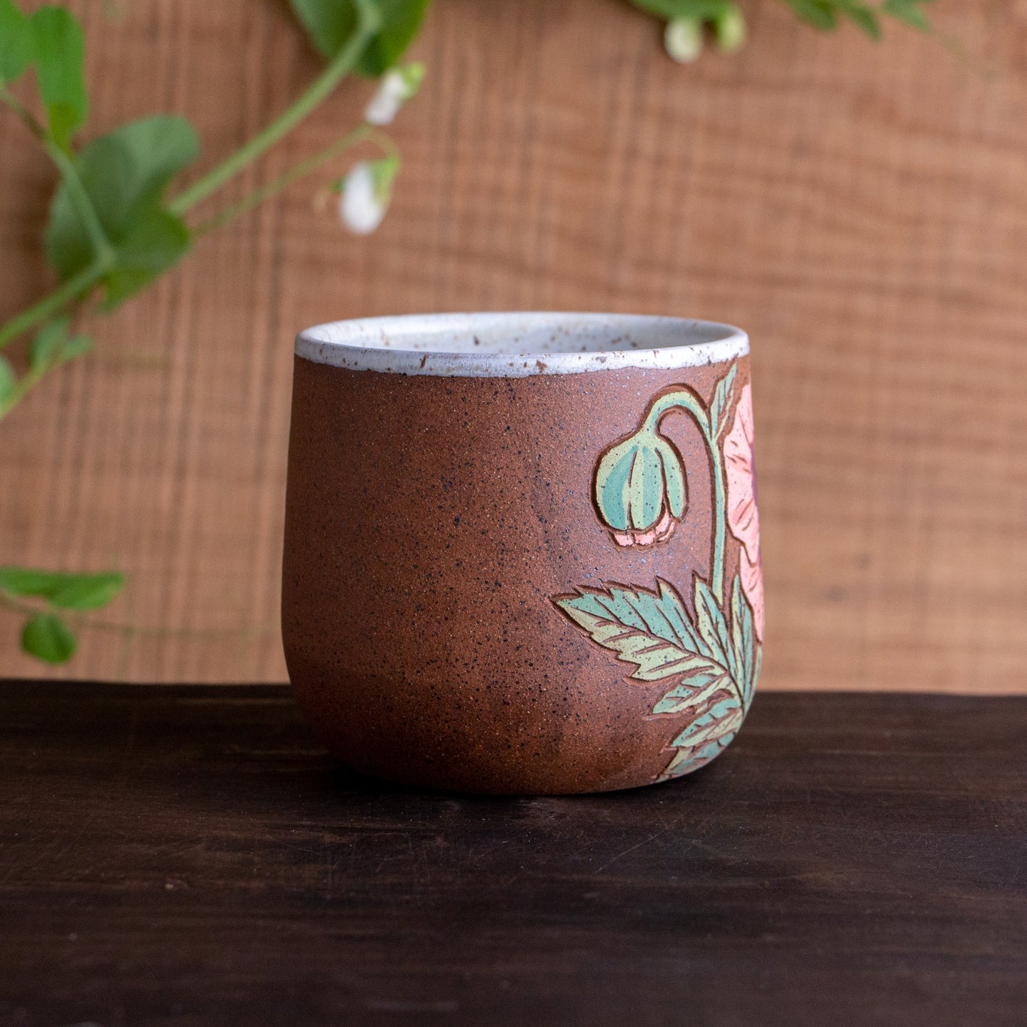 Poppy Stoneware Mug #2 [14oz]