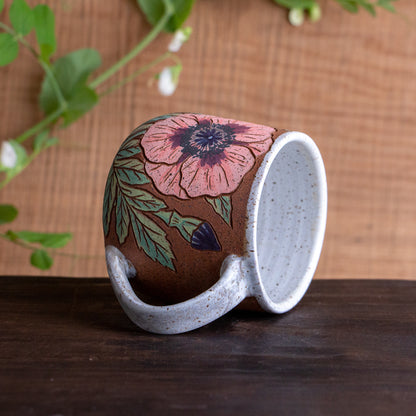 Poppy Stoneware Mug #2 [14oz]