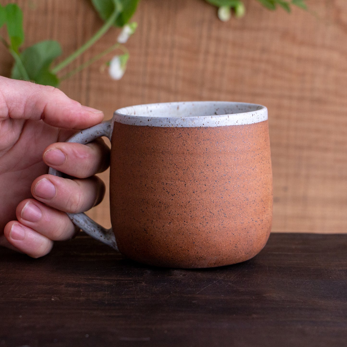 Blueberry Stoneware Mug #1 [15oz]