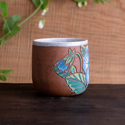 Pansy Stoneware Mug [14oz]