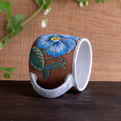 Pansy Stoneware Mug [14oz]