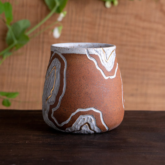 Stoneware Trail Wrap-Around Mug [16oz]