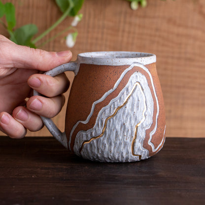 Stoneware Trail Wrap-Around Mug [16oz]