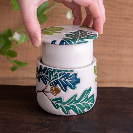 Oak Branch Butter Keeper