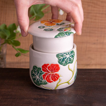 Nasturtium Butter Keeper "Butter Bell"