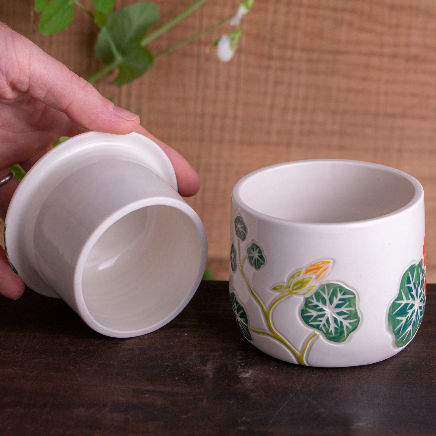 Nasturtium Butter Keeper "Butter Bell"