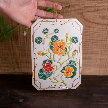 Nasturtium Wall Hanging