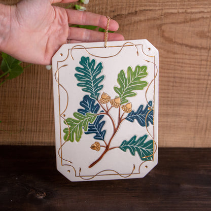 Oak Branch Wall Hanging