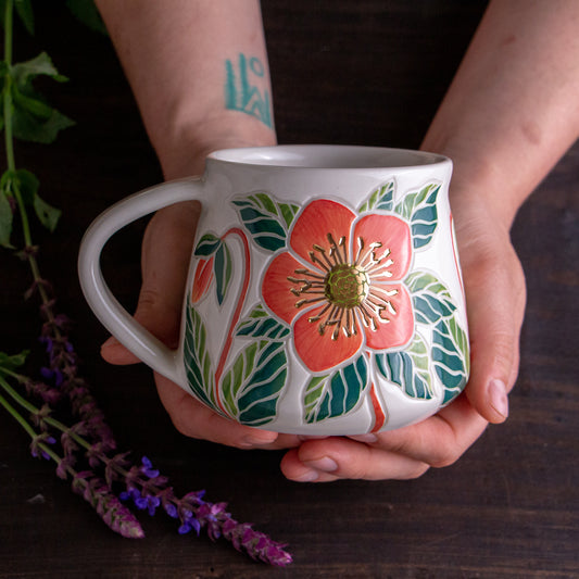 Pink Hellebore Wrap-Around [17oz]