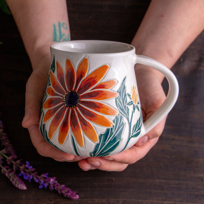 Rudbeckia Wrap-Around Mug #2 [18oz]