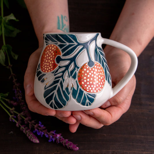 Clementine Wrap-Around Mug #2 [17oz]