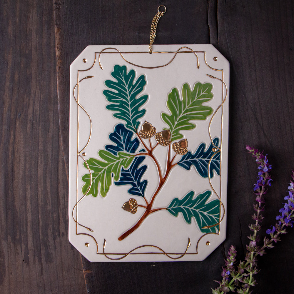 Oak Branch Wall Hanging