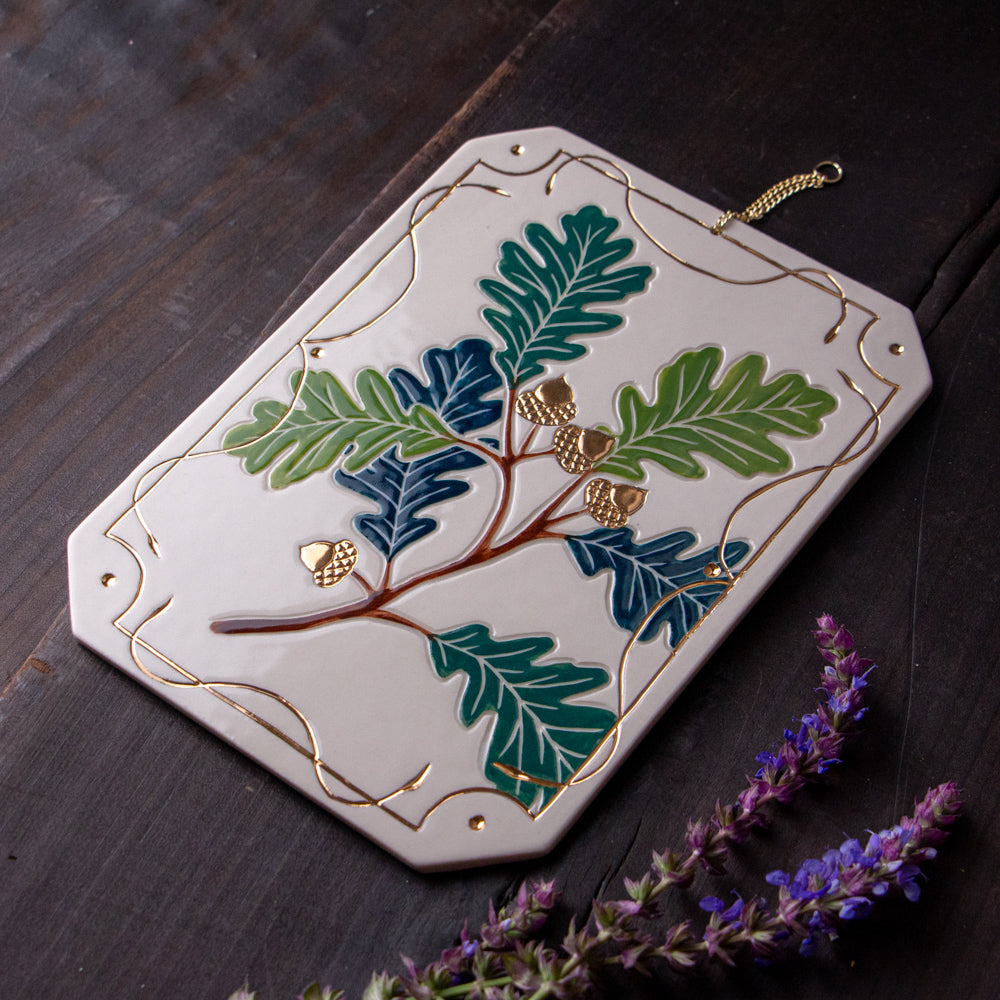 Oak Branch Wall Hanging