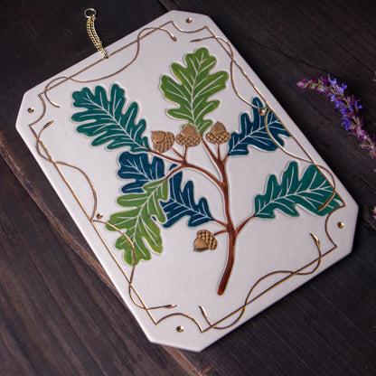 Oak Branch Wall Hanging