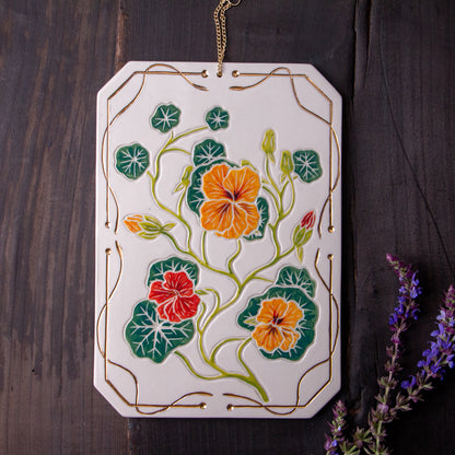 Nasturtium Wall Hanging