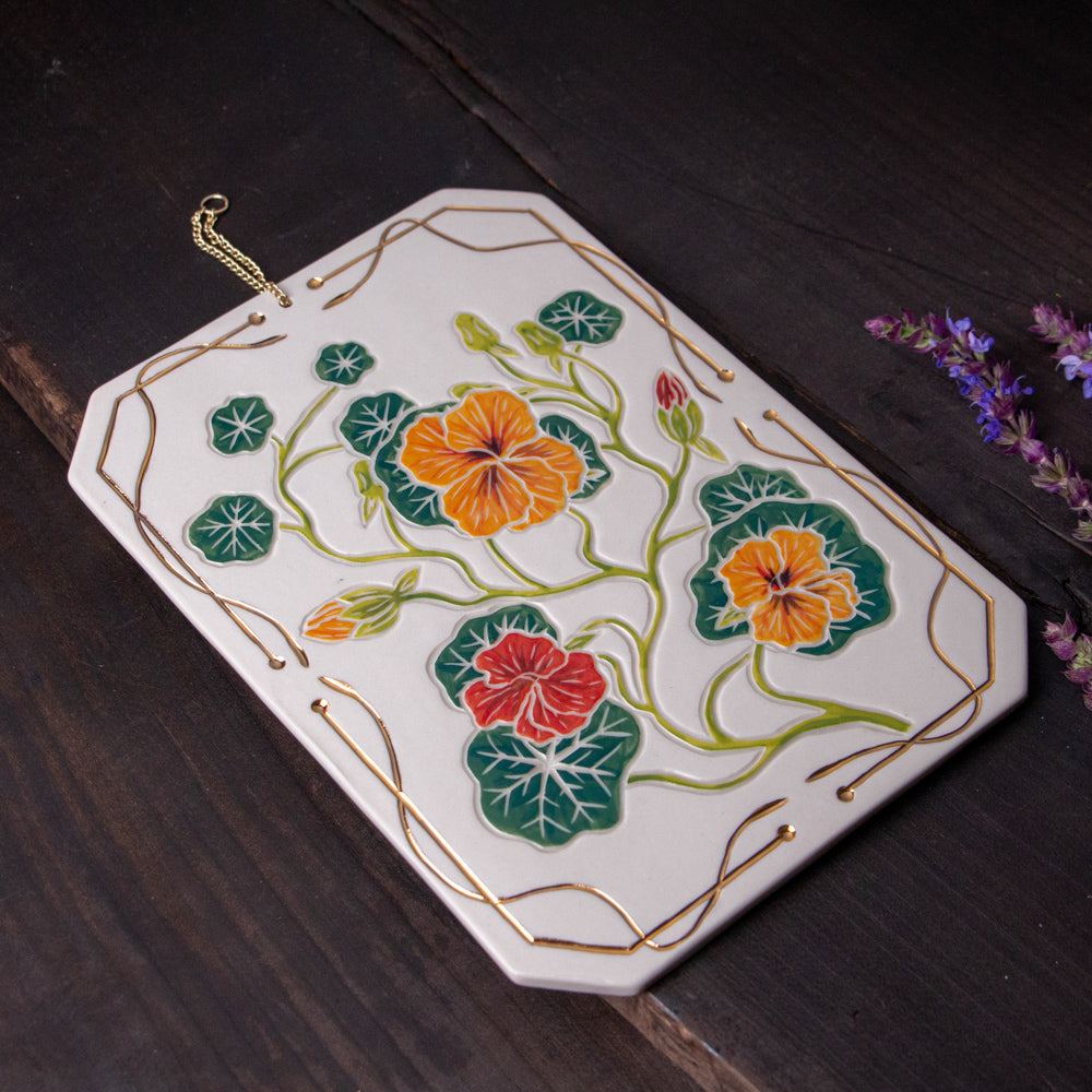 Nasturtium Wall Hanging