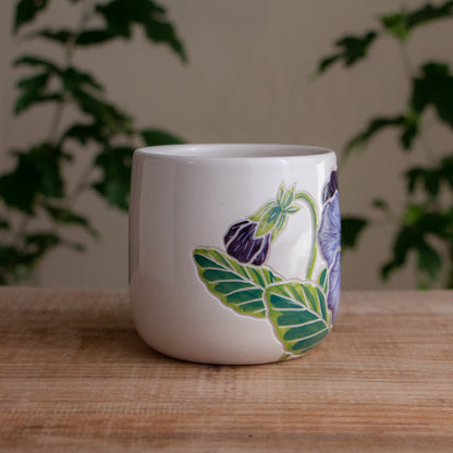 Dark Pansy Botanic Mug
