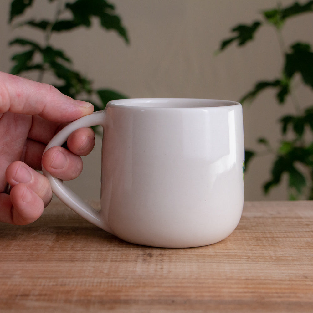 Dark Pansy Botanic Mug