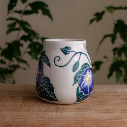 Morning Glory Wrap-Around Mug #1 [17oz]