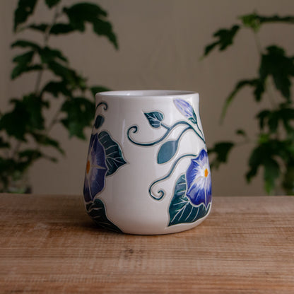 Morning Glory Wrap-Around Mug #2 [16oz]
