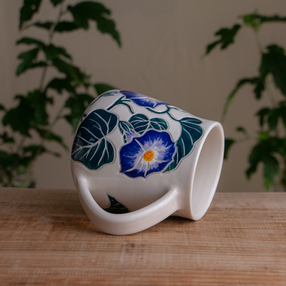 Morning Glory Wrap-Around Mug #2 [16oz]