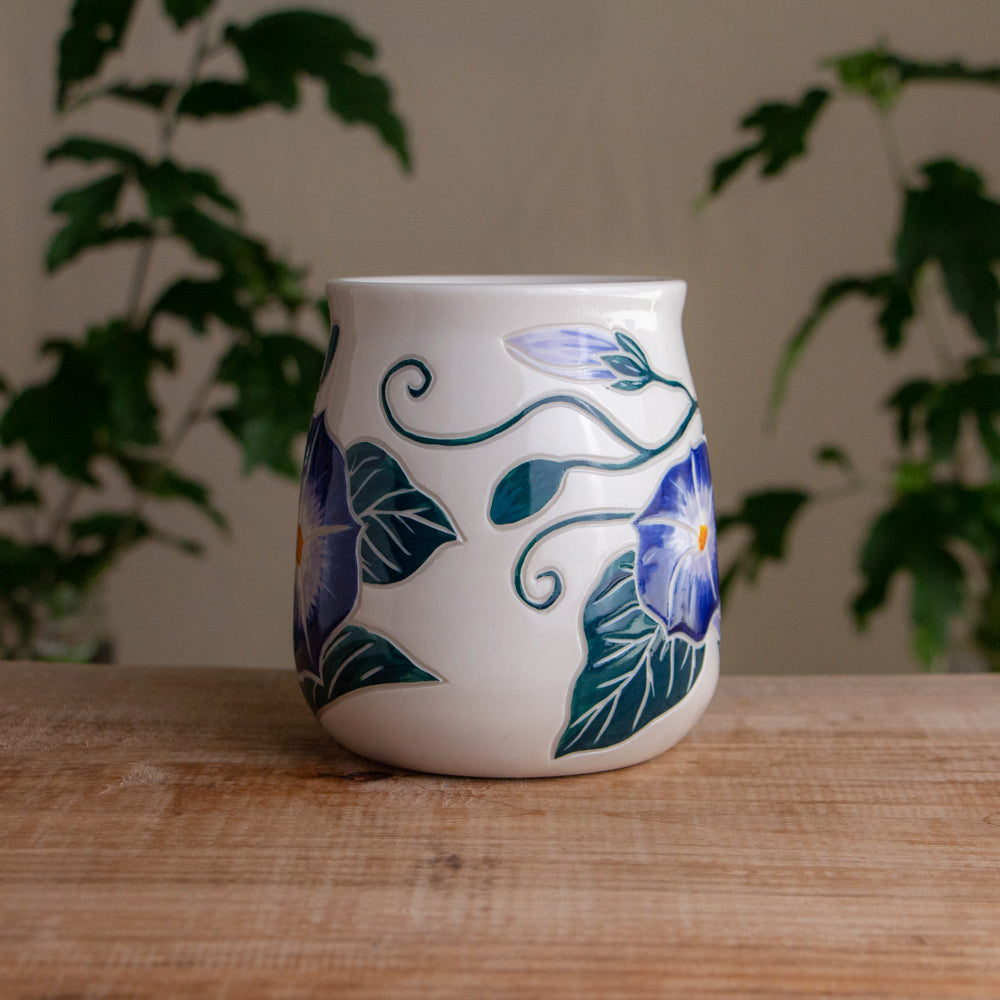 Morning Glory Wrap-Around Mug #4 [19oz]