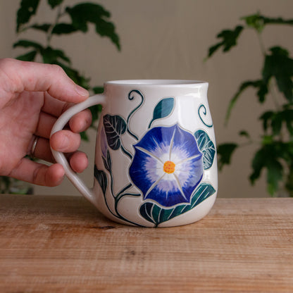 Morning Glory Wrap-Around Mug #4 [19oz]