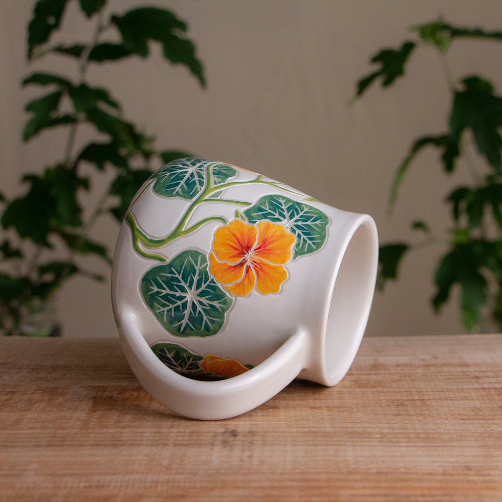 Nasturtium Wrap-Around Mug #2 [17oz]