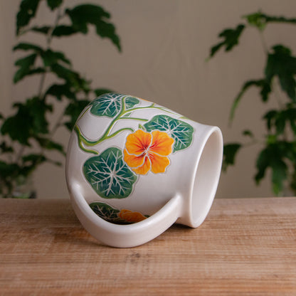 Nasturtium Wrap-Around Mug #2 [17oz]