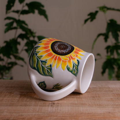 Sunflower Wrap-Around Mug #1 [17oz]