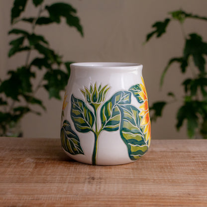 Sunflower Wrap-Around Mug #4 [17oz]