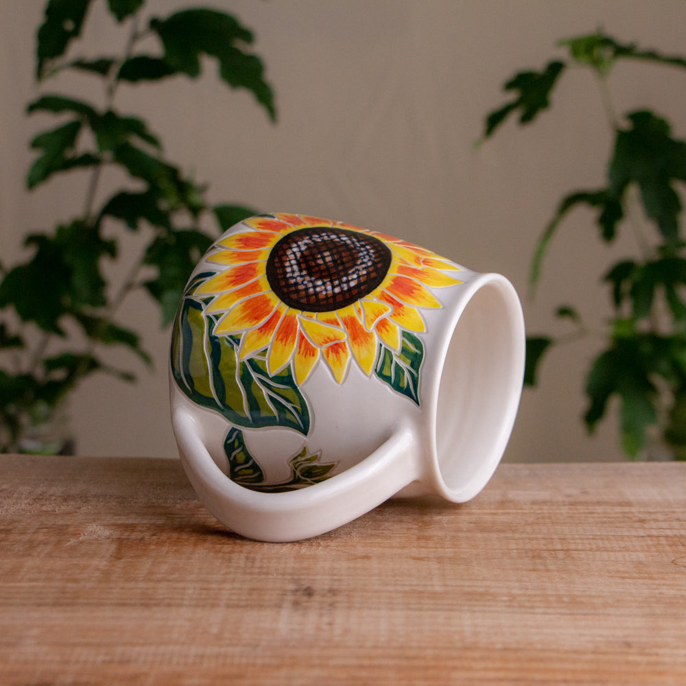 Sunflower Wrap-Around Mug #4 [17oz]