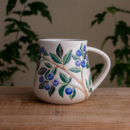 Blueberry Wrap-Around Mug #1 [18oz]
