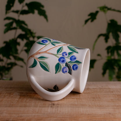 Blueberry Wrap-Around Mug #1 [18oz]