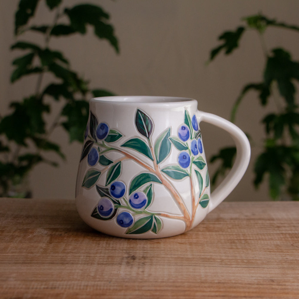 Blueberry Wrap-Around Mug #2 [17oz]
