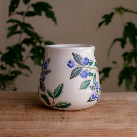 Blueberry Wrap-Around Mug #2 [17oz]