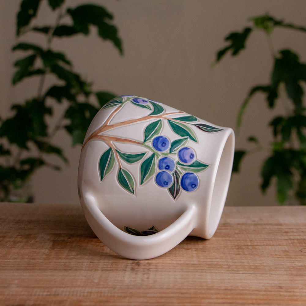 Blueberry Wrap-Around Mug #2 [17oz]