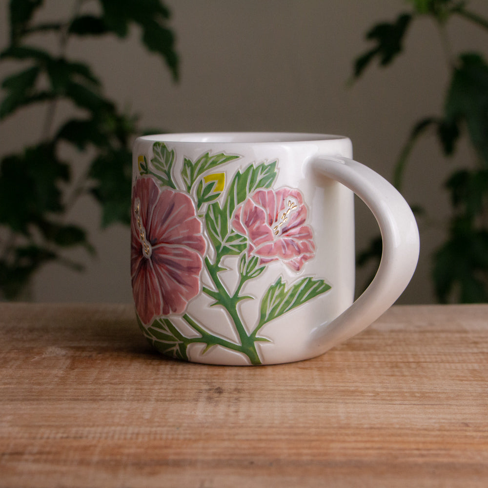 Hibiscus Botanic Mug