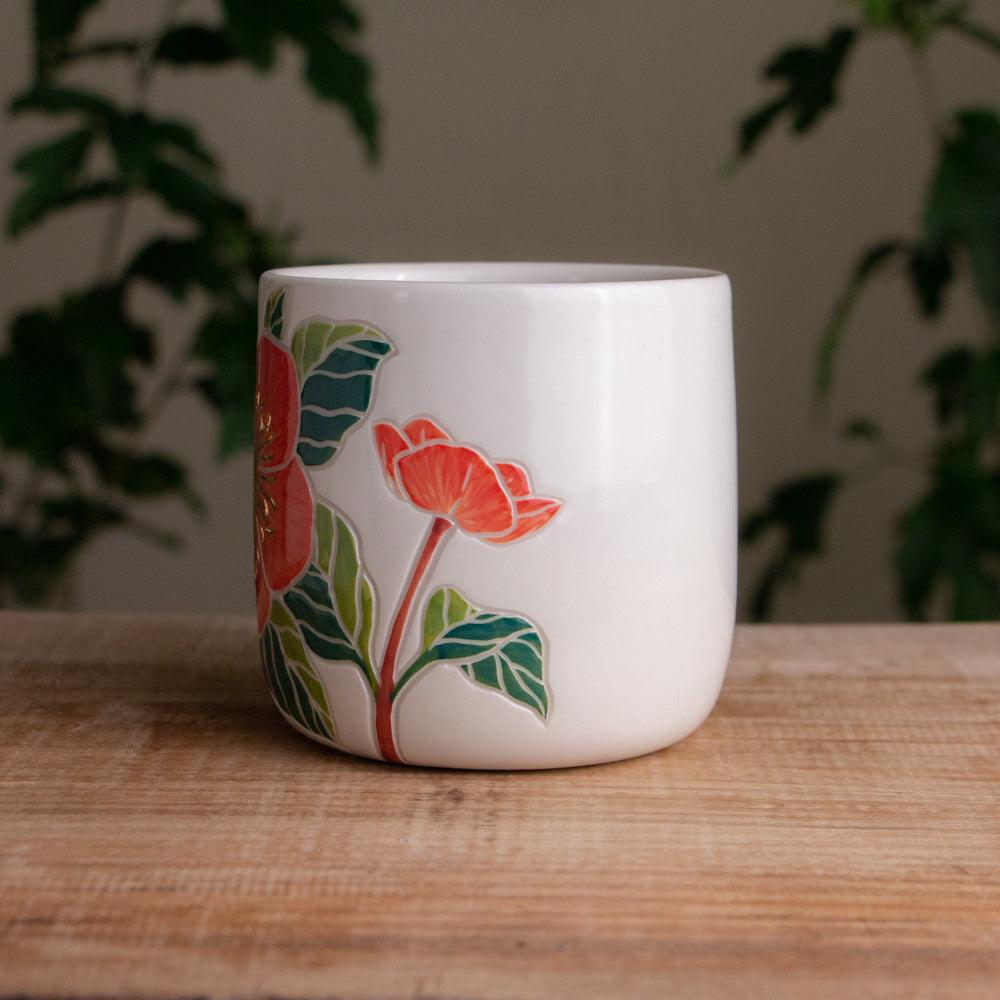 Pink Hellebore Mug