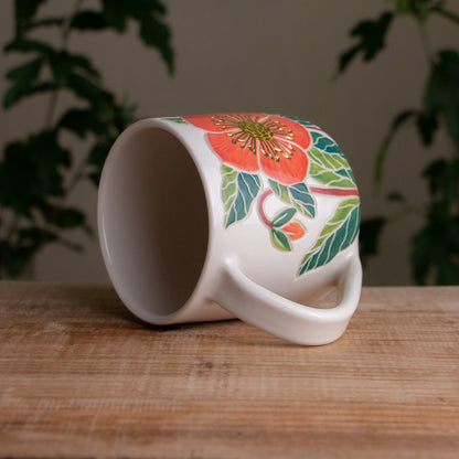 Pink Hellebore Mug