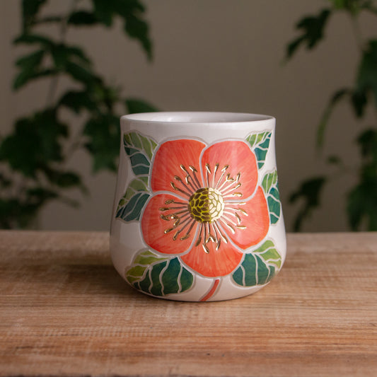 Pink Hellebore Tumbler [12oz]