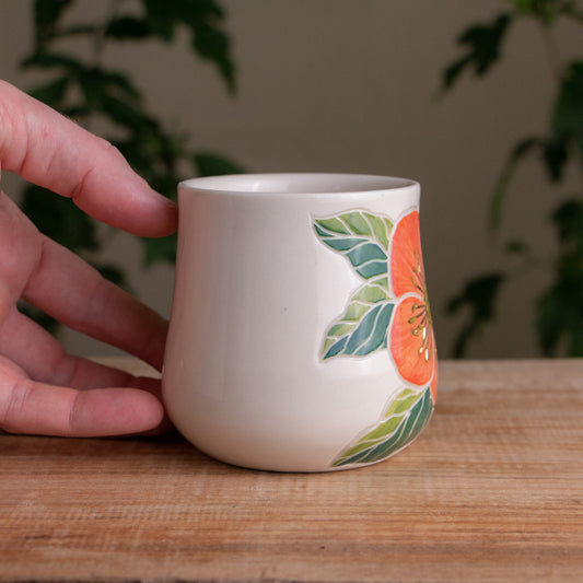 Pink Hellebore Tumbler [12oz]