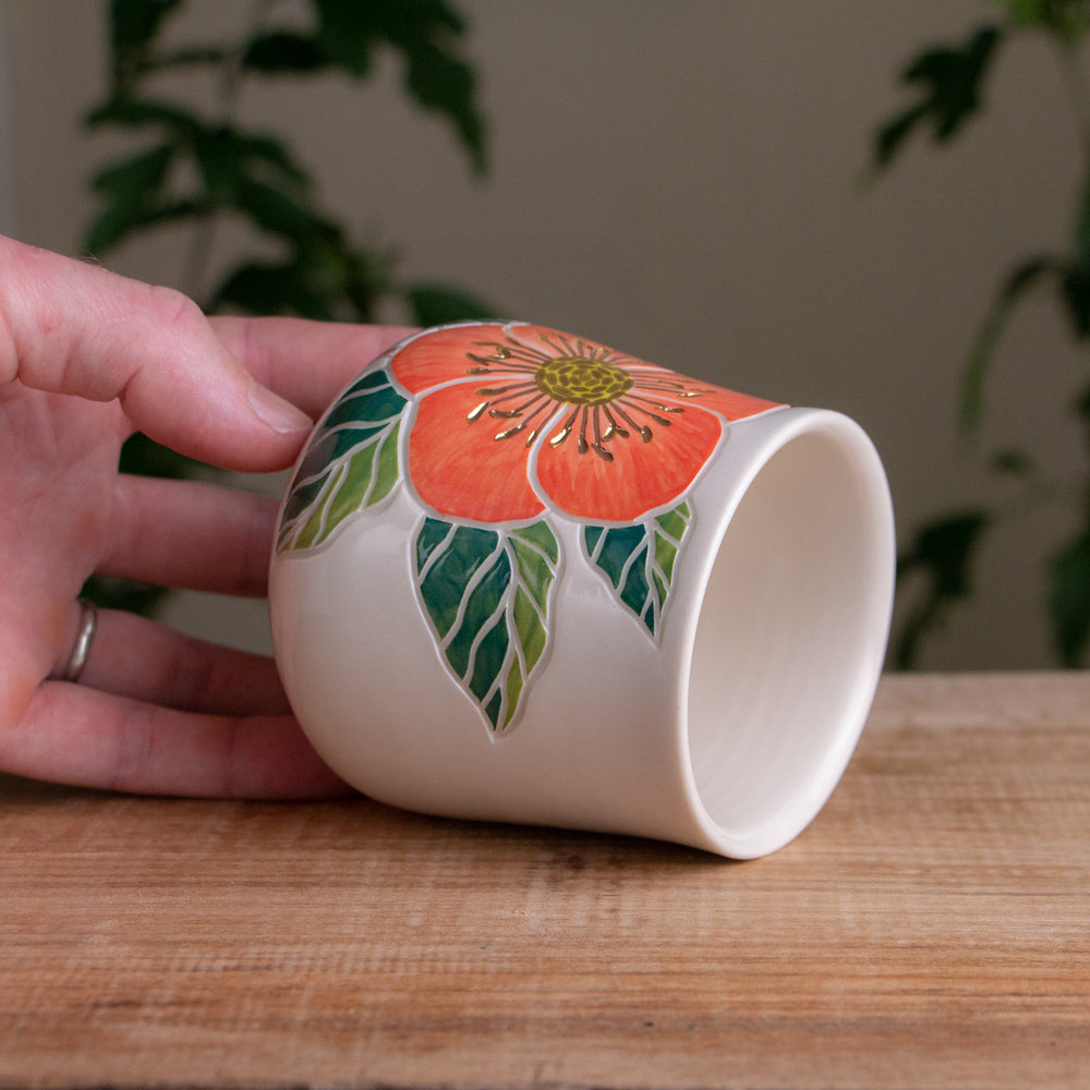 Pink Hellebore Tumbler [12oz]