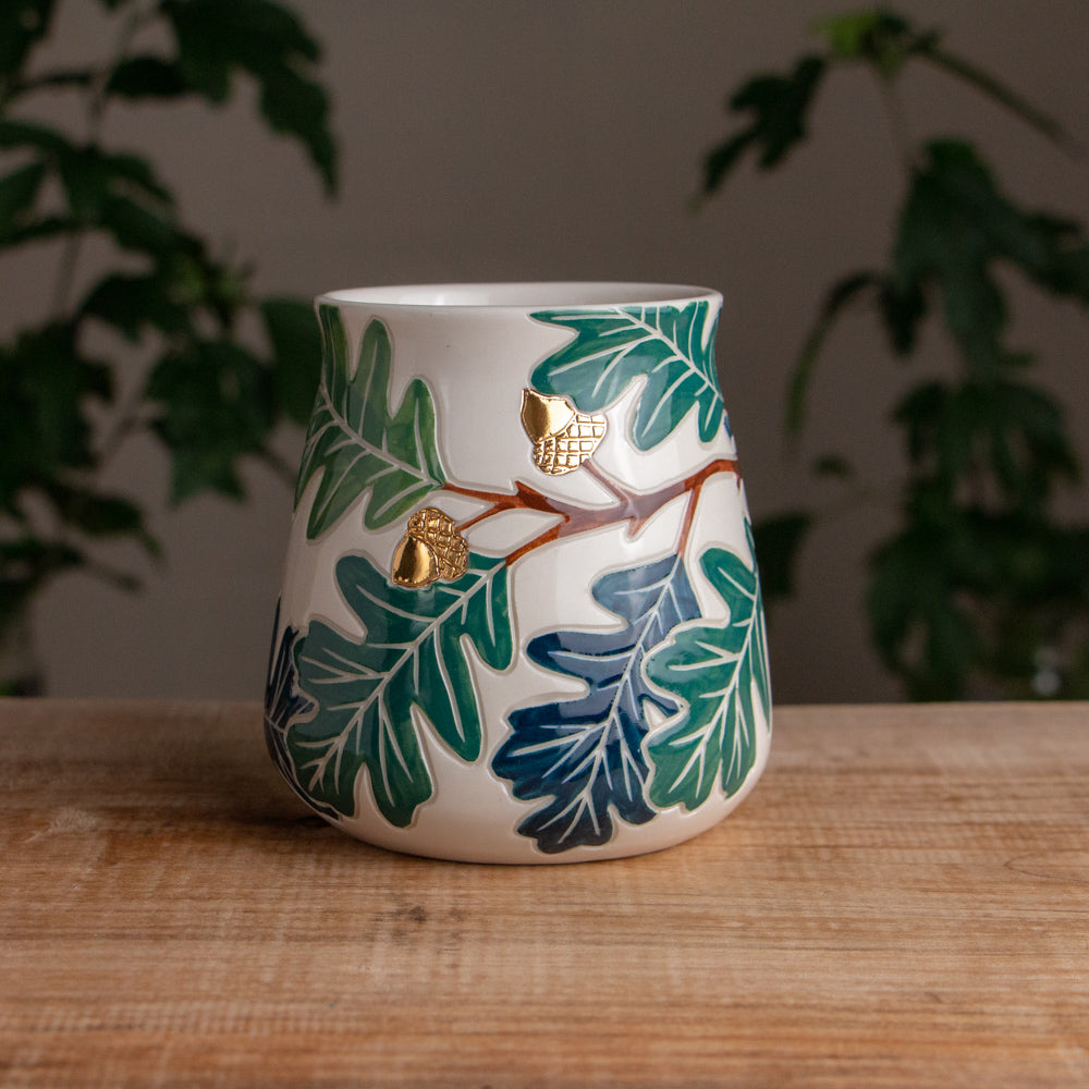 Oak Branch Wrap-Around Mug #1 [18oz]