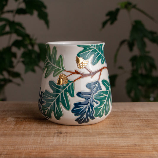 Oak Branch Wrap-Around Mug #1 [18oz]